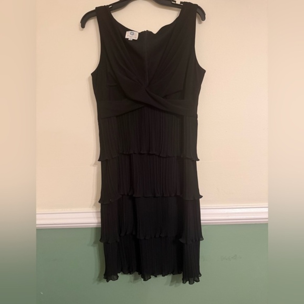 Patra Sliming dress Black classic dress Layered dress Women’s Evening dress 14